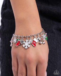 Paparazzi "Christmas Cascade?" Multi Bracelet Paparazzi Jewelry