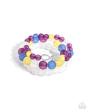 Paparazzi "Simplistic Stack" Purple Bracelet Paparazzi Jewelry