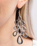 Paparazzi "In a Hurry" Black Earrings Paparazzi Jewelry