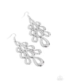 Paparazzi "In a Hurry" White Earrings Paparazzi Jewelry