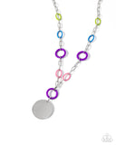 Paparazzi "Popularity Contest" Purple Necklace & Earring Set Paparazzi Jewelry