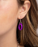 Paparazzi "Popularity Contest" Purple Necklace & Earring Set Paparazzi Jewelry