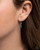 Paparazzi "Just for this Moment" Blue Necklace & Earring Set Paparazzi Jewelry
