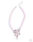 Paparazzi "All Over TON" Pink Necklace & Earring Set Paparazzi Jewelry