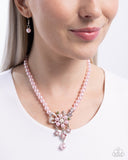 Paparazzi "All Over TON" Pink Necklace & Earring Set Paparazzi Jewelry