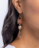 Paparazzi "Alluring Assertion" Rose Gold Earrings Paparazzi Jewelry