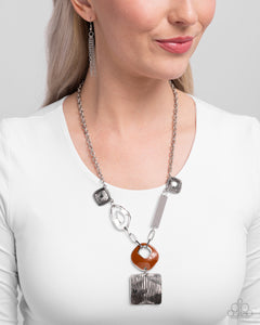 Paparazzi "Natural Philosophy" Brown Necklace & Earring Set Paparazzi Jewelry