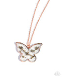 Paparazzi "Skyward Shells" Copper Necklace & Earring Set Paparazzi Jewelry