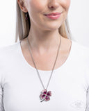 Paparazzi "Four Leaf Fashion" Pink Necklace & Earring Set Paparazzi Jewelry