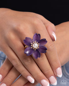 Paparazzi "Floral Force" Purple Ring Paparazzi Jewelry