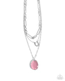 Paparazzi "Western Wheelhouse" Pink Necklace & Earring Set Paparazzi Jewelry