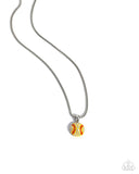 Paparazzi "Throw a Softball" Yellow Necklace & Earring Set Paparazzi Jewelry