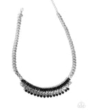 Paparazzi "Badda Boom Badda BLING" Black Necklace & Earring Set Paparazzi Jewelry