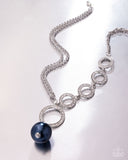 Paparazzi "Refined Rapid" Blue Necklace & Earring Set Paparazzi Jewelry