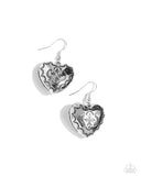 Paparazzi "Fabricated Finesse Engraved Excitement" Brown Necklace and Earring Jewelry Set Paparazzi Jewelry