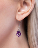 Paparazzi "French Floral & Candid Color" Purple Necklace & Bracelet Jewelry Set Paparazzi Jewelry