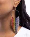 Paparazzi "Streamlined Shimmer" Multi Earrings Paparazzi Jewelry