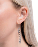 Paparazzi "Laurel Layover" Black Necklace & Earring Set Paparazzi Jewelry