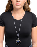 Paparazzi "Lovely to Sit With You" Blue Necklace & Earring Set Paparazzi Jewelry