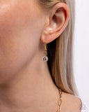 Paparazzi "Fancy Fabric" Gold Necklace & Earring Set Paparazzi Jewelry