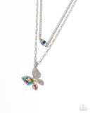Paparazzi "Hovering Headline" Multi Necklace & Earring Set Paparazzi Jewelry