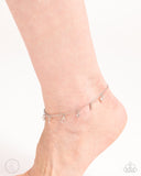 Paparazzi "Stargazing Night" Silver Anklet Bracelet Paparazzi Jewelry