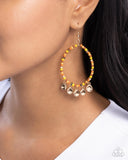 Paparazzi "Teardrop Title" Orange Earrings Paparazzi Jewelry