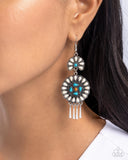 Paparazzi "Watch the Sunset" White Earrings Paparazzi Jewelry