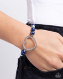 Paparazzi "My Love, My Life" Blue Bracelet Paparazzi Jewelry