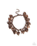 Paparazzi "Charming Change" Copper Bracelet Paparazzi Jewelry