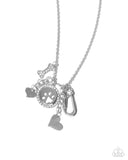 Paparazzi "Canine Couture" White Lanyard Necklace & Earring Set Paparazzi Jewelry