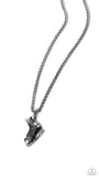 Paparazzi "NHL Natural" Silver Mens Urban Necklace Unisex Paparazzi Jewelry