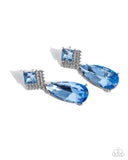 Paparazzi "Diamond Life" Blue Post Earrings Paparazzi Jewelry