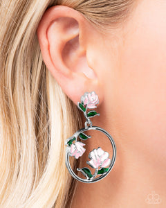 Paparazzi "ROSE to You" Pink Post Earrings Paparazzi Jewelry