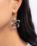 Paparazzi "Paramount Pearls" Blue Earrings Paparazzi Jewelry