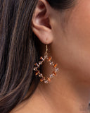 Paparazzi "Pampered Promise" Brown Earrings Paparazzi Jewelry