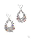 Paparazzi "Prismatic Principal" Orange Earrings Paparazzi Jewelry