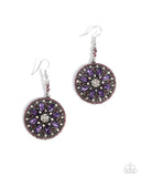 Paparazzi "Cathedral Chic" Purple Earrings Paparazzi Jewelry