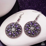Paparazzi "Cathedral Chic" Purple Earrings Paparazzi Jewelry