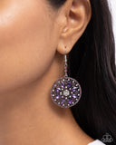 Paparazzi "Cathedral Chic" Purple Earrings Paparazzi Jewelry