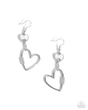 Paparazzi "Eternally Enamored" White Earrings Paparazzi Jewelry