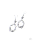Paparazzi "Poppin Pizzazz" White Earrings Paparazzi Jewelry