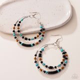 Paparazzi "Audacious Arrangement" Black Earrings Paparazzi Jewelry