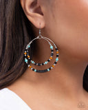 Paparazzi "Audacious Arrangement" Black Earrings Paparazzi Jewelry