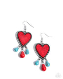 Paparazzi "Grandiose Gaze" Red Earrings Paparazzi Jewelry
