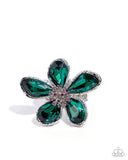 Paparazzi "Daily Drama" Green Ring Paparazzi Jewelry