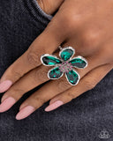 Paparazzi "Daily Drama" Green Ring Paparazzi Jewelry