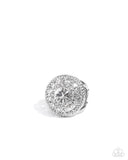 Paparazzi "Just The Same" White Ring Paparazzi Jewelry