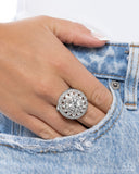 Paparazzi "Just The Same" White Ring Paparazzi Jewelry
