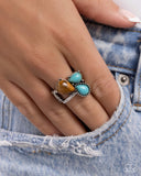 Paparazzi "Themed Trio" Brown Ring Paparazzi Jewelry